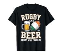 Rugby y Cerveza por eso Estoy aquí Los fanáticos del Rugby Camiseta