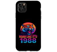 Ruge como si Fuera 1988 Vaporwave Tiger Carcasa para iPhone 11 Pro MAX