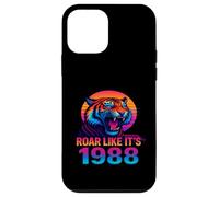 Ruge como si Fuera 1988 Vaporwave Tiger Carcasa para iPhone 12 Mini