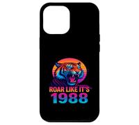 Ruge como si Fuera 1988 Vaporwave Tiger Carcasa para iPhone 12 Pro MAX