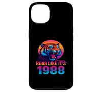Ruge como si Fuera 1988 Vaporwave Tiger Carcasa para iPhone 13