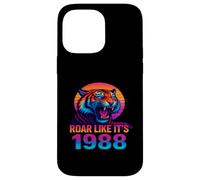 Ruge como si Fuera 1988 Vaporwave Tiger Carcasa para iPhone 14 Pro MAX