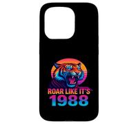 Ruge como si Fuera 1988 Vaporwave Tiger Carcasa para iPhone 15 Pro