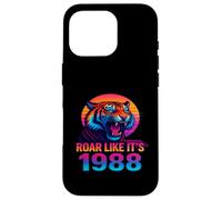 Ruge como si Fuera 1988 Vaporwave Tiger Carcasa para iPhone 16 Pro