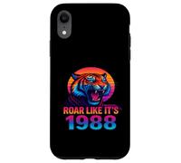 Ruge como si Fuera 1988 Vaporwave Tiger Carcasa para iPhone XR