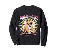 Ruge Como Una Niña Fierce Lioness Empoderment Diseño Sudadera