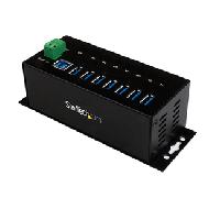 Hub USB - StarTech.com ST7300USBME Concentrador USB 3.0 7 Puertos Hub Protección Descargas