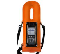 Rugged PRO - Funda impermeable para radio VHF, Naranja de seguridad, Compacto