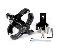 Rugged Ridge 11030.01 Black X-Clamp for 2.25-3" Tube Bumper Roll Bar and Cage Accessory Mount