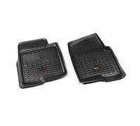 Rugged Ridge Front Floor Liners for Ford F-150 | Pair, All-Terrain, Black | 82902.31 | Fits 2011-2014 Ford F-150/Raptor Regular Cab/Extended Cab/SuperCrew