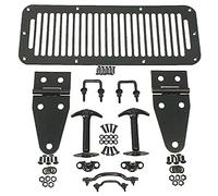 Rugged Ridge Kit de capó, negro | 11201.01 | Compatible con Jeep CJ 1976-1986; Jeep Wrangler YJ 1987-1995
