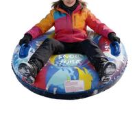 Rugged Snow Tube - Outdoor Winter Sport Equipment, Strong Sledding Tubes, Durable Inflatable Set with Handles, Seasonal Play Design, Sledding Supplies for Kids, Women, Men