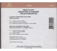 Ruggiero Ricci - Ricci plays Ginastera & Paganini Violin Concertos