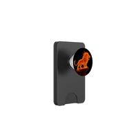 Rugido del León Fuego Arte, Amor Leones PopSockets PopWallet para MagSafe