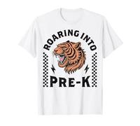 Rugiendo en Pre K Tiger First Day PreK Estoy Listo para Pre-K Camiseta