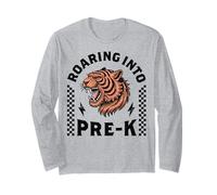 Rugiendo en Pre K Tiger First Day PreK Estoy Listo para Pre-K Manga Larga