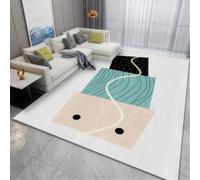 RUGMRZ Alfombra Actividades para Bebes Arte Abstracto Antideslizante Lavable Bebé Multicolor Alfombras De Habitacion Infantil Niña Gatos 180X280CM