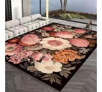 RUGMRZ Alfombra Cuarto 200X250Cm Habitacion 12 Rosa El Dormitorio De La Sala Estar Lujo Ligero Junto A Cama Flores Está En Casa. para Niños Bebe Gateo