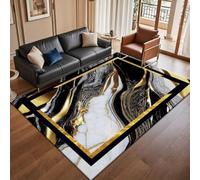 RUGMRZ Alfombra De Piso Largo Geometría Simple Moderna, abstracción Antideslizante y decoración Lavable Gris Infantil Habitacion Bedroom Rug Pequeña Decoracion Matrimonio100x160CM