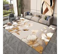 RUGMRZ Alfombra del Piso Geometría Simple Moderna, abstracción Antideslizante y decoración Lavable Cuadro Decoracion Habitacion Negro Alfombrilla Bañera Cojin Suelo Grande Entrada Infantil Grande300x