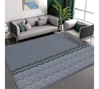 RUGMRZ Alfombra Exterior BLU Alfombras Acusticas 140x200CM Silla geométrica Moderna Pasillo largaAlfombra Juvenil Dormitorio