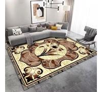 RUGMRZ Alfombra Exterior Terraza Alfombras De Área Lavables con Decoración Antideslizante Moderna Simple Y Duradera Alfombrilla Gaming Amarillo Infantil Impermeable Suelo Bebes 120X160CM