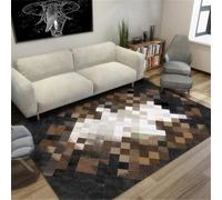 RUGMRZ Alfombra Habitaciones 160x230CM Camas Modernas Negro Actividades para Bebes Salon Verano Acolchada Infantil Alfombras Dormitorio Pie De CamaArte Abstracto decoració