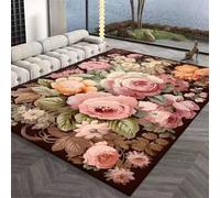 RUGMRZ Alfombra Salon Grande 80X160Cm Pasillo 13 Rosa El Dormitorio De La Sala Estar Lujo Ligero Junto A Cama Flores Está En Casa. Pequeña Babify