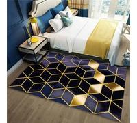 RUGMRZ Alfombra Suelo Geometría Simple Moderna, abstracción Antideslizante y decoración Lavable Habitación Verde Felpudo Grande Dormitorio Infantil Habitacion Bebe The Home Déco300x400CM
