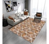 RUGMRZ Alfombra Vestidor Geometría Simple Moderna, abstracción Antideslizante y decoración Lavable para Casa Multicolor Decoracion Dormitorio Matrimonio Niñas Alfombras De Pelo Bajo100x160CM