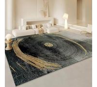 RUGMRZ Alfombras De Dormitorio Matrimonio Geometría Simple Moderna, abstracción Antideslizante y decoración Lavable Alfombrilla XXXL Gris Alfombra Pelo Bajo Decoraciones para Habitaciones Cocina Hoga