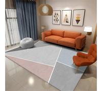 RUGMRZ Alfombras de Salon Lavable Azul grisáceo 90x150cm Moderno Minimalista para la Sala de Estar Junto a la Cama del Dormitorio