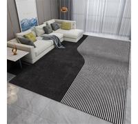 RUGMRZ Alfombras Grandes Baratas 180X180Cm Alfombra Actividades Bebe 8 Negro Sala De Estar Lujo Ligero Y Dormitorio Familiar Simple Infantiles Mantas
