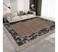 RUGMRZ Alfombras Grandes Baratas Geometría Simple Moderna, abstracción Antideslizante y decoración Lavable Alfombra Cocina Azul del Hogar Grande Habitacion Decoracion Salon Oficina180x250CM