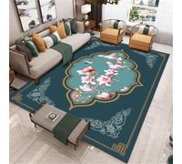 RUGMRZ Alfombras Pasillo A Medida 80X120Cm Alfombra para Salon 43 Verde La Sala De Estar Es Moderna Y Sencilla Las Flores del Dormitorio Son Ligeras Extravagantes. Grandes Baratas