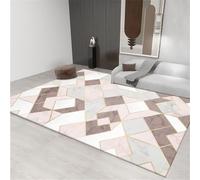 RUGMRZ Alfombras Pelo Corto Acusticas Alfombra Gaming Suelo 140x200CM Vecchio Rosa. para Dormitori Moderna Gris Lavable. Dormitorio