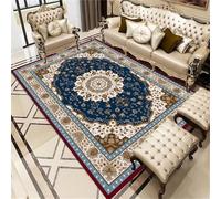 RUGMRZ Alfombras Pelo Corto Rosso Juveniles Habitación 200x250CM Infantiles Lavables Alfombra Rectangular de Color Azul para el Dormitorio. AcusticasAlfombra Jardin Exter