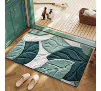 RUGMRZ Alfombras Pequeñas para Dormitorio Decoración De Almohadillas Mesa Antideslizantes Y Resistentes A La Contaminación Bebes Verde Manta Actividades Bebe Decoracion Salon 60X60CM