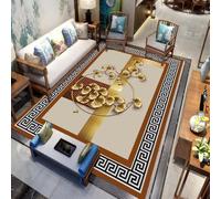 RUGMRZ Alfombras Salon Grandes Baratas Geometría Simple Moderna, abstracción Antideslizante y decoración Lavable Sofas De Marrón The Home Déco Decoracion Habitacion Bebe Salón Pelo Corto170x240CM