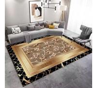 RUGMRZ Alfombras Y Moquetas Geometría Simple Moderna, abstracción Antideslizante decoración Lavable Azul The Home Déco Cojin Suelo Grande Comedor Alfombra Entrada Casa Interior50x80CM