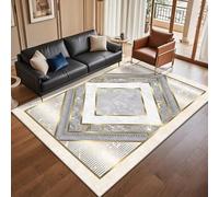 RUGMRZ Alfonbras De Dormitorios Niña Geometría Simple Moderna, abstracción Antideslizante y decoración Lavable Alfombra Verano Salon Multicolor Alfombras Grandes para Bebé The Home Déco Salon160x230C