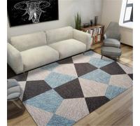 RUGMRZ Antideslizante Alfombras 80x120CM Pasillo Largas Multicolor para Habitaciones Alfombra Actividades Bebe Tatami La Alfombraes Juegos BebeGeométrico Simple sofá Sala