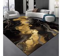 RUGMRZ Decoración Habitación Bebe Geometría Simple Moderna, abstracción Antideslizante y Lavable Decoracion Recibidor Marrón del Piso Adornos Habitacion Alfombras Niño The Home Déco160x200CM