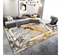 RUGMRZ Decoración Navideña Alfombras De Área Lavables con Antideslizante Moderna Simple Y Duradera Alfombra Gaming Suelo Gris Antideslizantes Felpudo Interior Casa 80X140CM