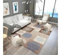 RUGMRZ Decoracion para Habitacion 120x160CM Alfombras Niños Multicolor Decoración del Piso Habiacion Dormitorio Infantil Alfombra GordasDecoración de Arte Abstracto Resistente a