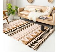 RUGMRZ Moqueta Terraza 160x200CM Alfombra De Entrada Multicolor Actividades Bebe Niña Alfombrilla Gaming PasilleraEl Empalme Formas geométricas es Seguro y fácil CUID