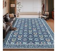RUGMRZ Sofas Cama Baratos 200x250CM Alfombra Actividades para Bebes 30 Azul Dormitorio Infantil Cocina Cuadros Cabecero Matrimonio La de Sala Estar está Completamente Cubierta y el sofá Puede lavarse