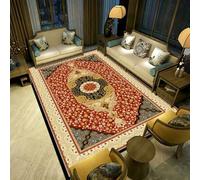 RUGMRZ The Home Déco Geometría Abstracta Lavable Antideslizante Sala De Estar del Dormitorio Moda Decoracion Casa Rojo Dormitorios Matrimonio Sofa Infantil Alfombras 300X400CM