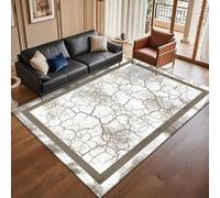 RUGMRZ The Home Déco Geometría Simple Moderna, abstracción Antideslizante y decoración Lavable Alfombras para Cocina Azul Decorqcion Dormitorio Dormitorios Casa Camas Modernas200x250CM