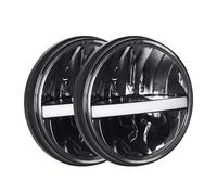 Rugnipw Faro Principal Delante Para Jeep Para Wrangler CJ-8 CJ-7 Faros Delanteros LED De 7 Pulgadas, Resistentes Al Agua(2 pieces)